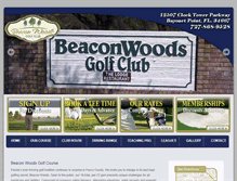Tablet Screenshot of beaconwoodsgolf.com